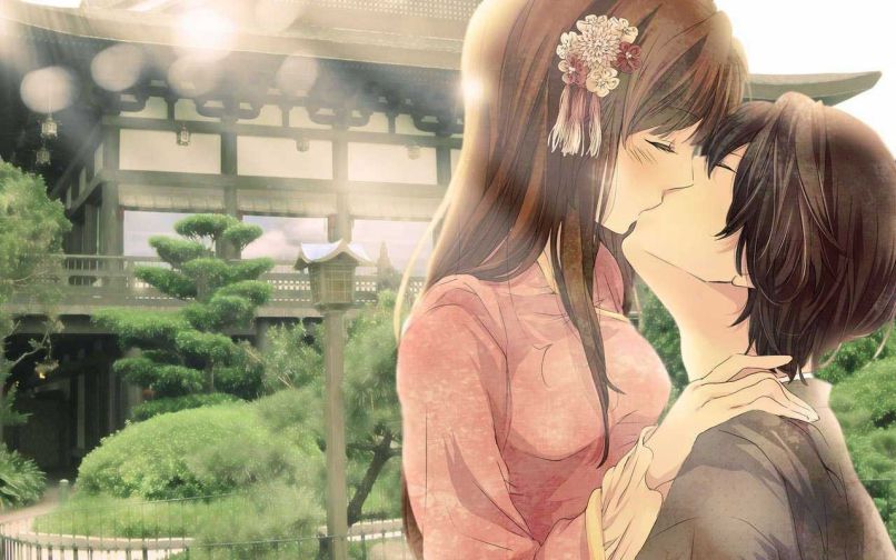 Những hình nền tình yêu anime - Hình số 6