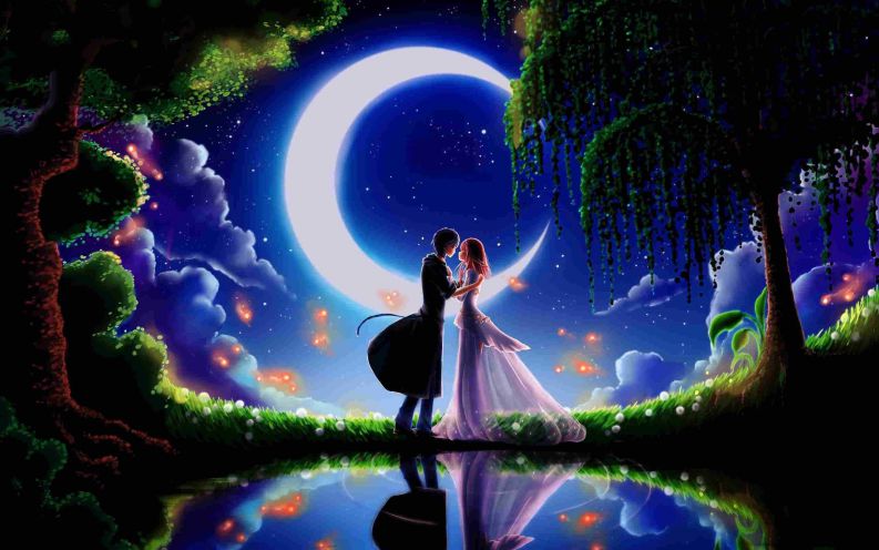 Những hình nền tình yêu anime - Hình số 7