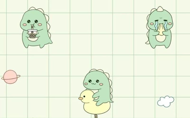 Những hình nền trắng cute - Hình số 10