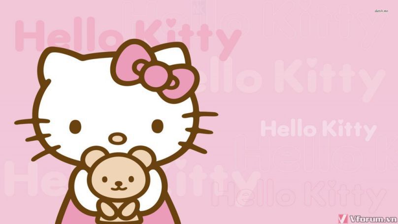 Những hình nền hello kitty cute - Hình số 1
