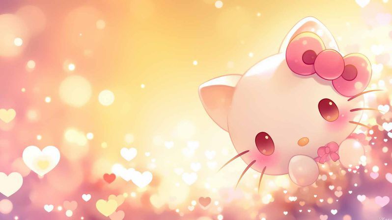 Những hình nền hello kitty cute - Hình số 6