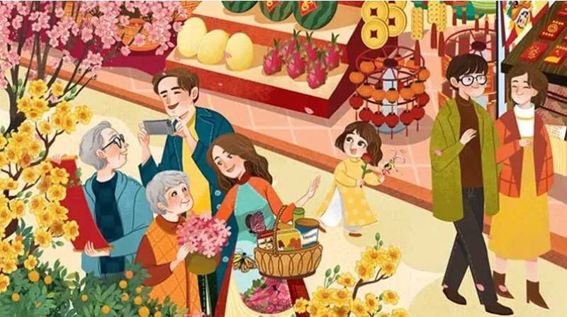 Những hình nền tết cute - Hình số 4