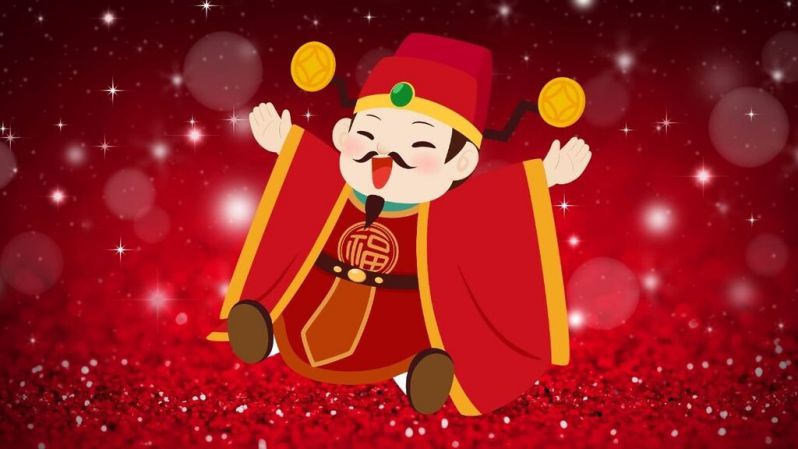 Những hình nền thần tài cute - Hình số 1