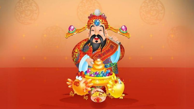 Những hình nền thần tài cute - Hình số 9