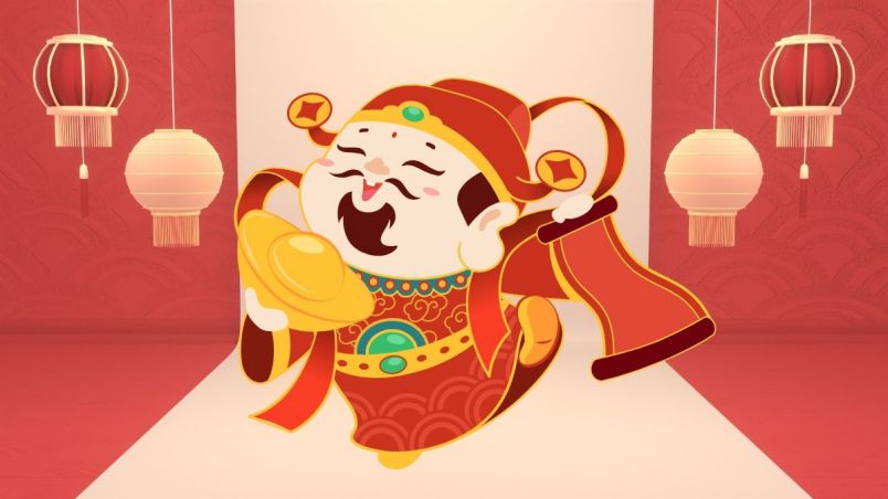 Những hình nền thần tài chibi - Hình số 6