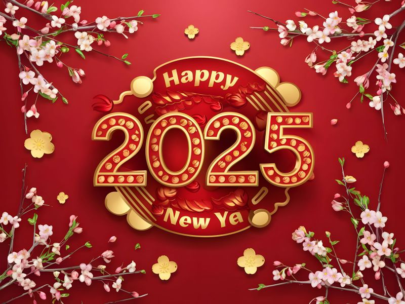 Những hình nền tết ất tị 2025 - Hình số 6