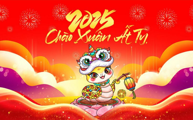Những hình nền tết ất tị 2025 - Hình số 9