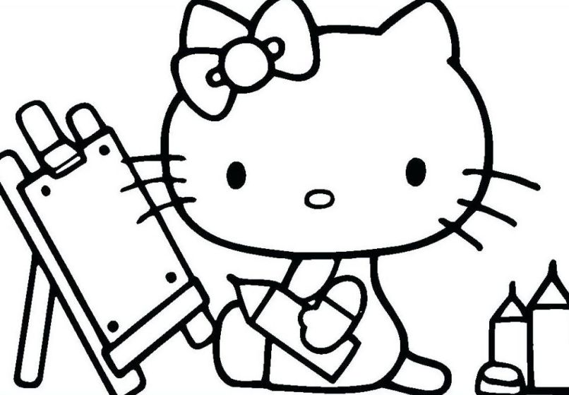 Những hình nền hello kitty màu trắng - Hình số 2