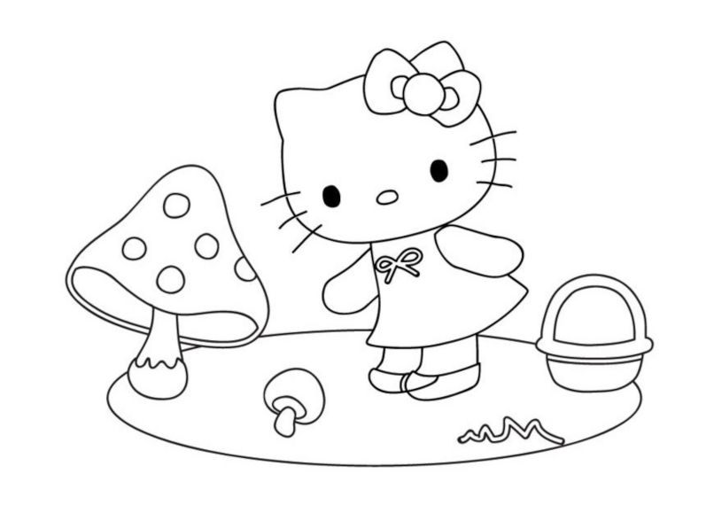Những hình nền hello kitty màu trắng - Hình số 4
