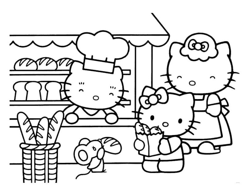 Những hình nền hello kitty màu trắng - Hình số 5