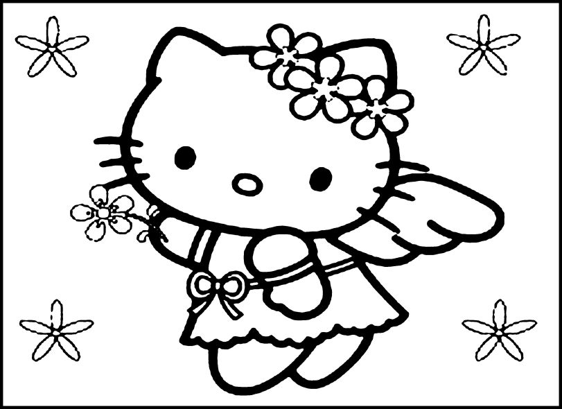 Những hình nền hello kitty màu trắng - Hình số 7