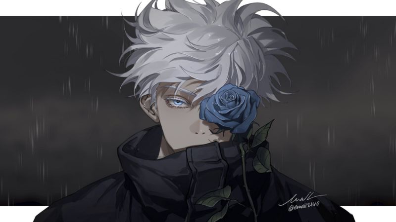 Những hình nền 8k đen trắng anime - Hình số 3