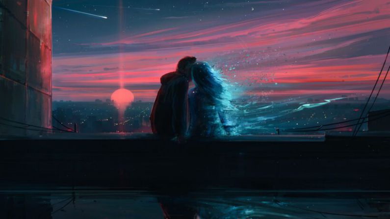 Những hình nền cute chill buồn - Hình số 7