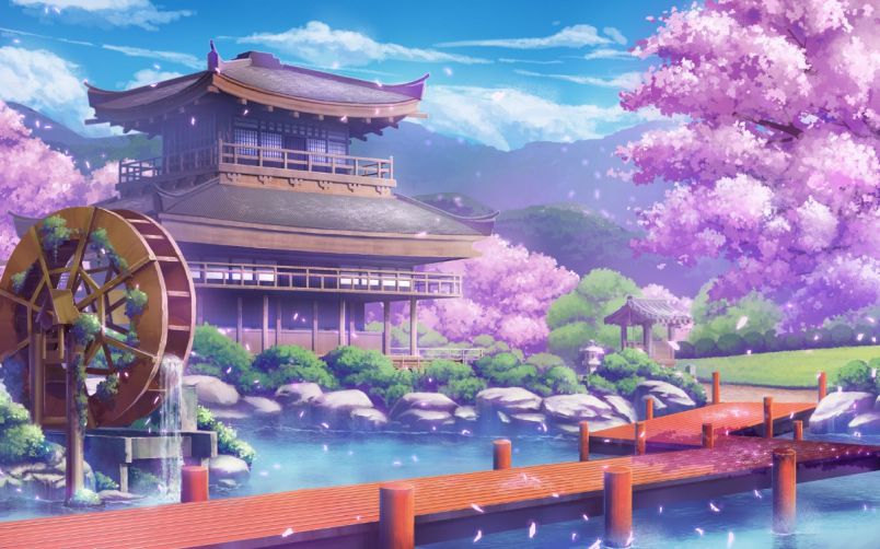 Những hình nền thiên nhiên anime - Hình số 4