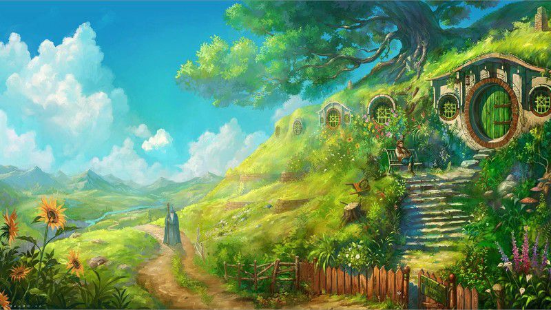 Những hình nền thiên nhiên anime - Hình số 6
