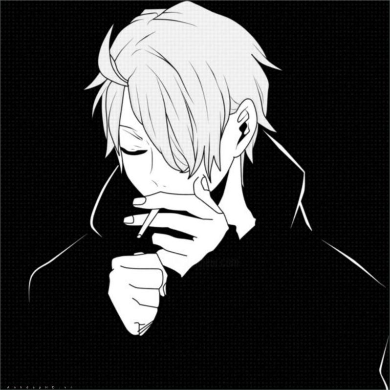 Những avatar trắng đen animev - Hình số 2