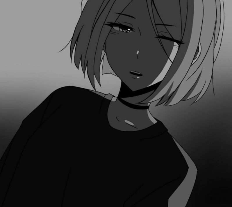 Những avatar trắng đen animev - Hình số 5