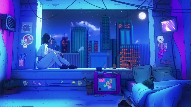 Những hình nền cute chill cho máy tính - Hình số 7