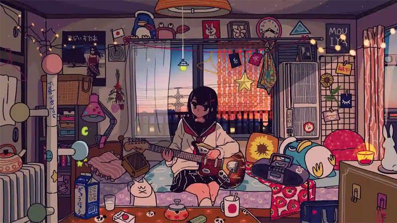 Những hình nền cute chill cho máy tính - Hình số 9