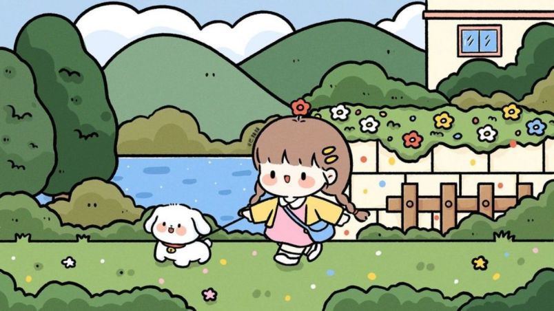 Những hình nền cute chibi nữ đẹp - Hình số 10