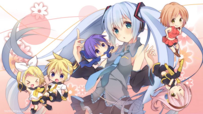 Những hình nền cute chibi nữ anime - Hình số 2