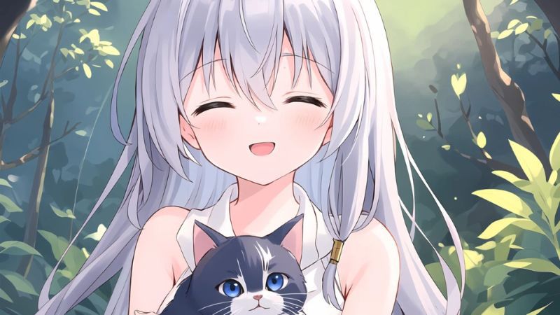 Những hình nền cute chibi nữ anime - Hình số 8