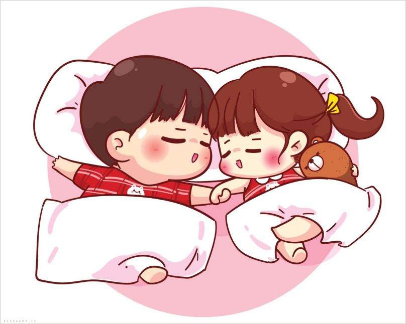 Những hình nền cute chibi nữ màu hồng - Hình số 9
