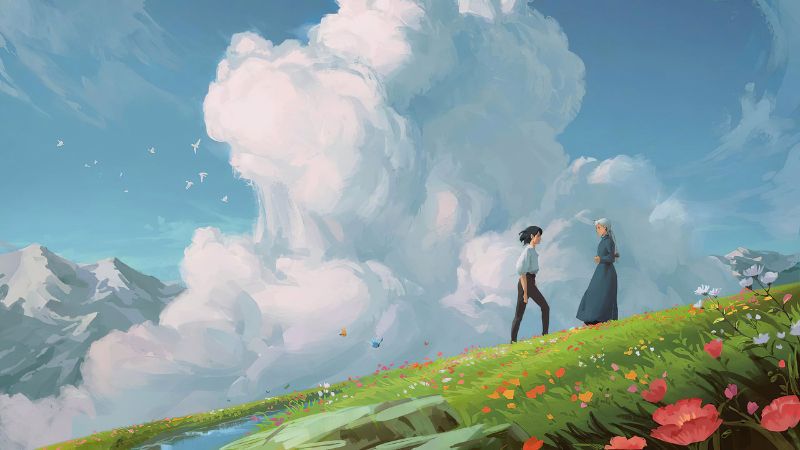 Những hình nền 4k thiên nhiên anime - Hình số 1