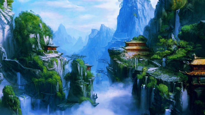 Những hình nền 4k thiên nhiên anime - Hình số 9