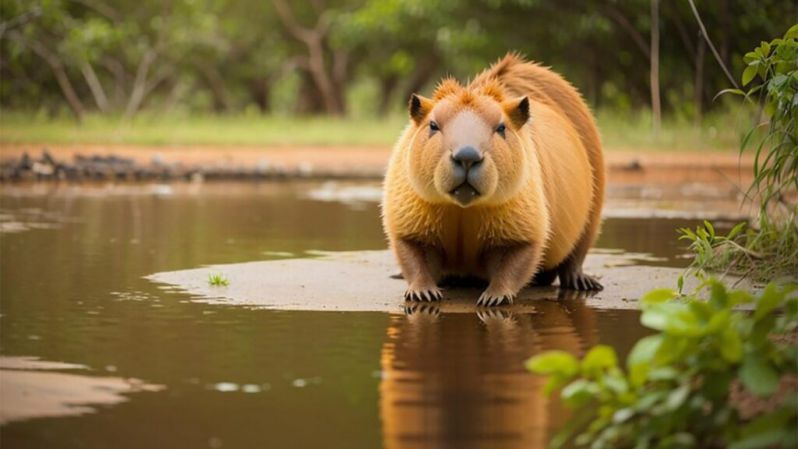 Những hình nền cute capybara 3d - Hình số 4