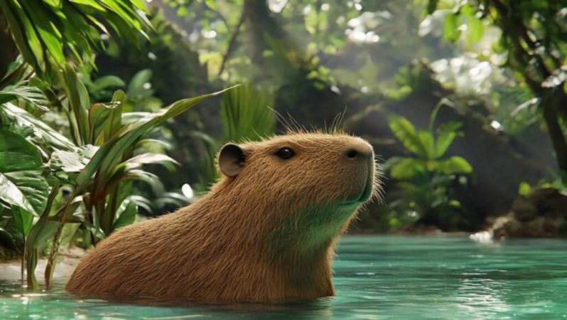 Những hình nền cute capybara cho máy tính - Hình số 3
