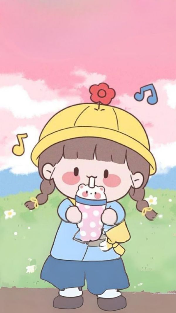 Những hình nền cute chibi nữ cho điện thoại - Hình số 2