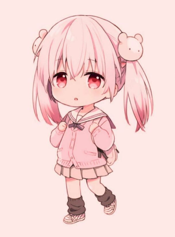 Những hình nền cute chibi nữ cho điện thoại - Hình số 6