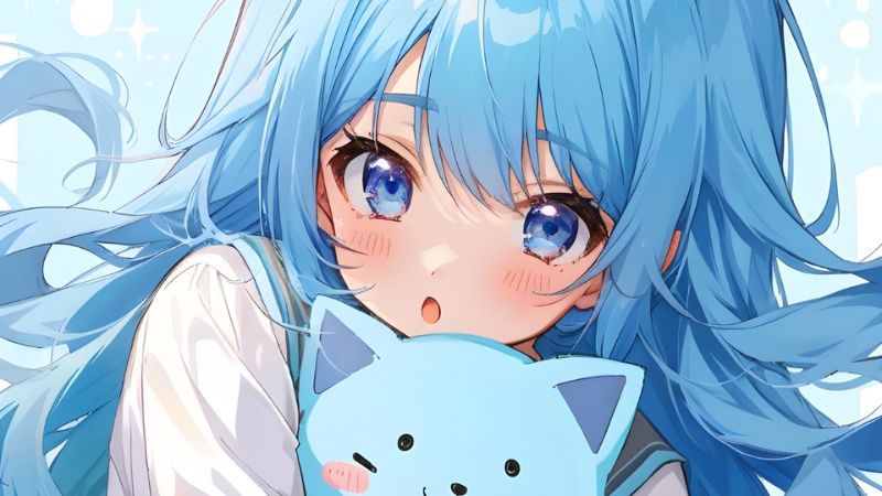 Những hình nền cute chibi nữ đơn giản - Hình số 5