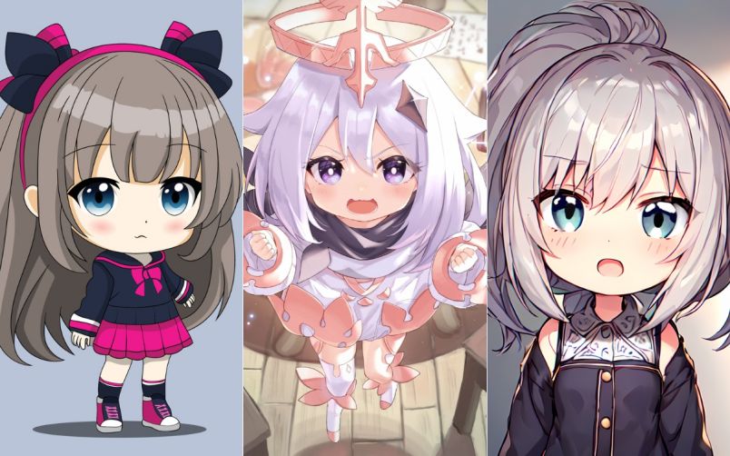 Những hình nền cute chibi nữ cho máy tính - Hình số 1