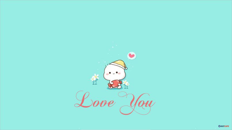 Những hình nền cute có chữ - Hình số 10