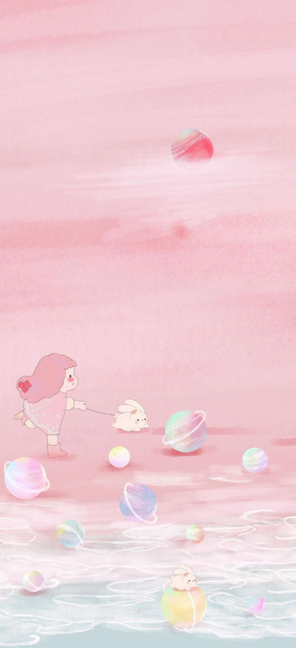 Những hình nền cute hồng cho điện thoại - Hình số 3