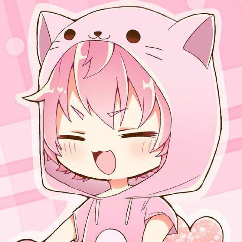Những hình nền cute hồng anime - Hình số 3
