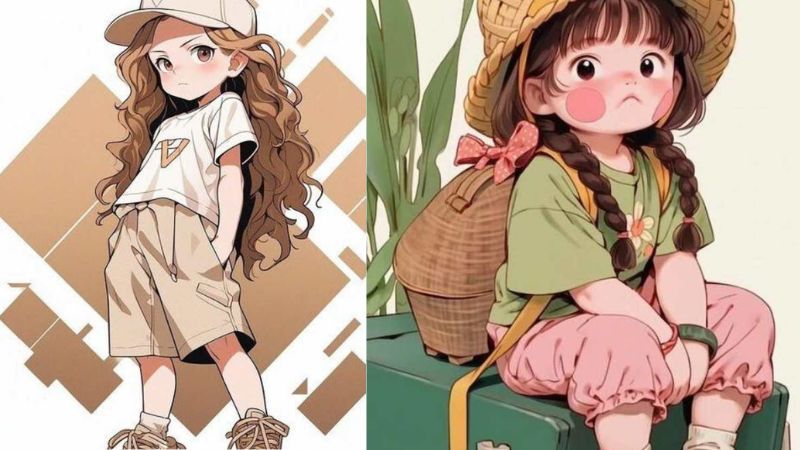 Những hình nền cute chibi nữ ngầu - Hình số 10