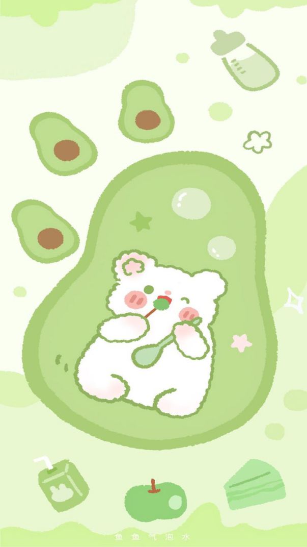 Những hình nền cute bơ cho điện thoại - Hình số 1