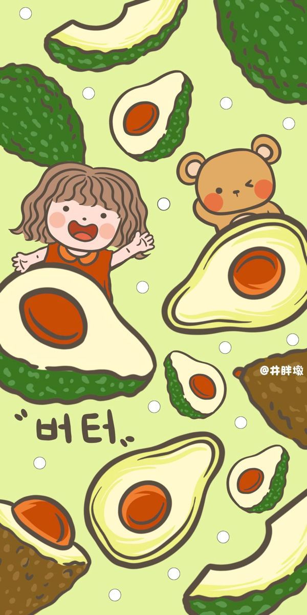 Những hình nền cute bơ cho điện thoại - Hình số 10