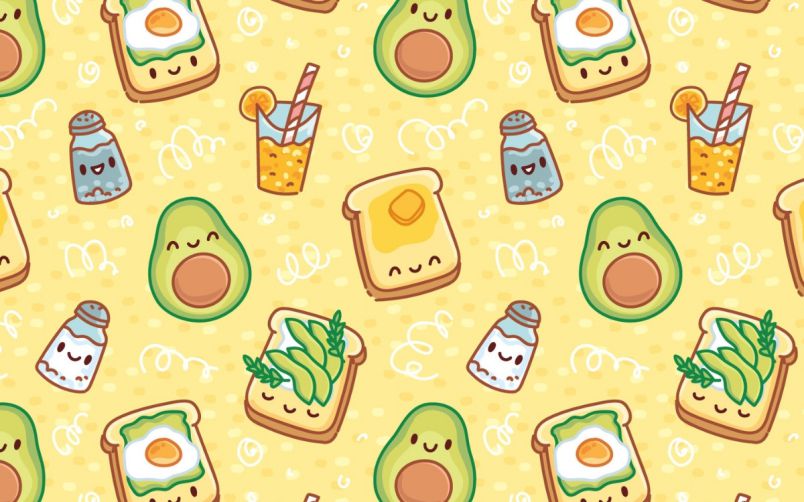 Những hình nền cute iphone trái bơ - Hình số 2