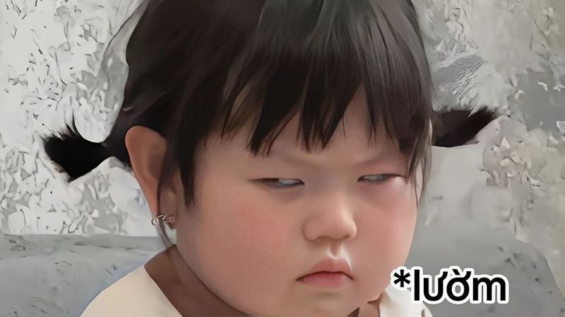 Những ảnh meme cute em bé - Hình số 8