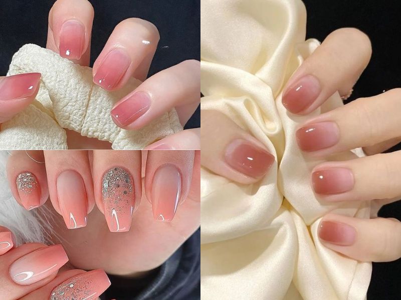 Những mẫu móng tay đẹp màu hồng thạch - Hình số 6