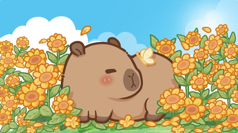 Những hình nền 8k cute capybara - Hình số 6