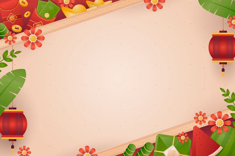 Những background tết vector - Hình số 3