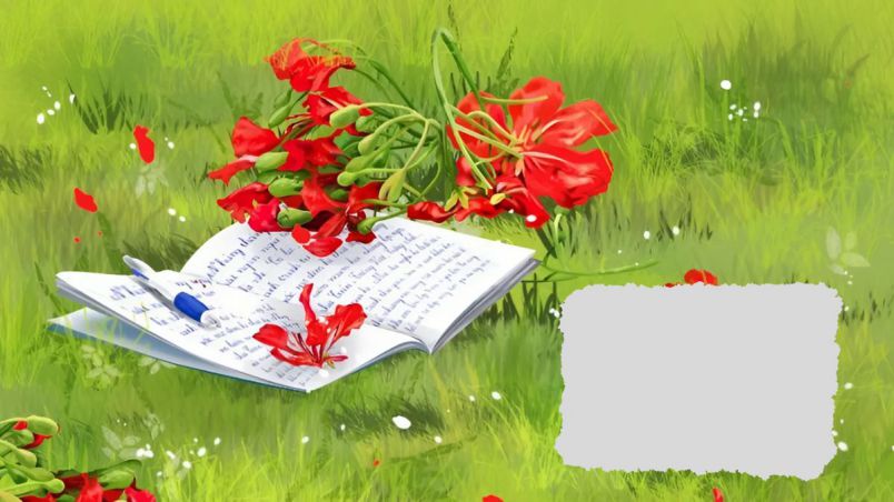 Những background powerpoint hoa - Hình số 4