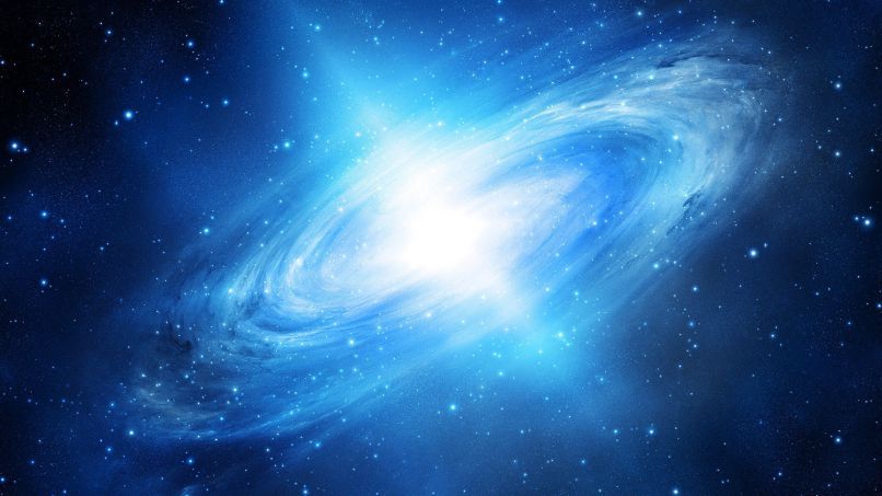 Những background blue galaxy - Hình số 1