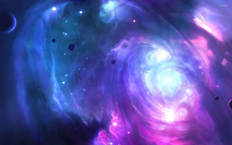 Những background blue galaxy - Hình số 3