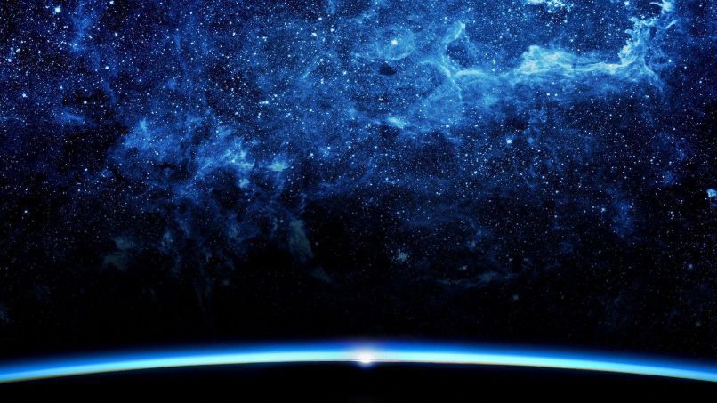 Những background blue galaxy - Hình số 5